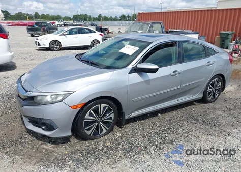2017 Honda Civic Ex-L z USA, uszkodzony, nr VIN 19XFC1F74HE000338